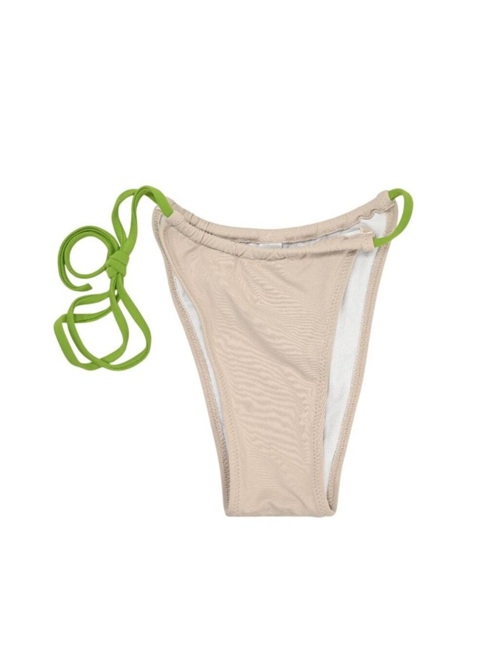 Heavy Manners Side Tie Bikini Bottoms in Tan